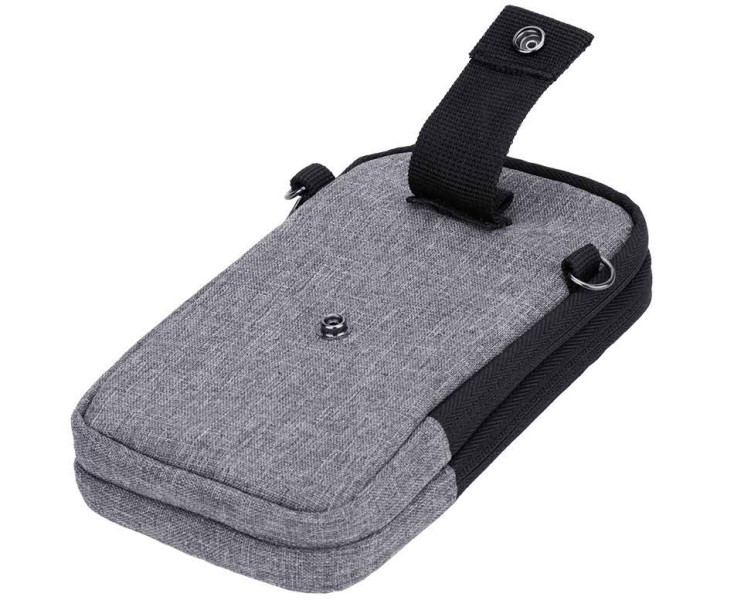 серый чехол для смартфона и пауэрбанка купить