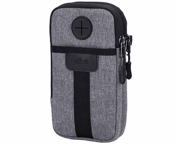 Kiwifotos KMP-VP1 GRAY Сумка-чехол для смартфона и аккумулятора Apple Vision Pro, серый цвет