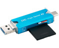 картридер Type-C OTG голубой