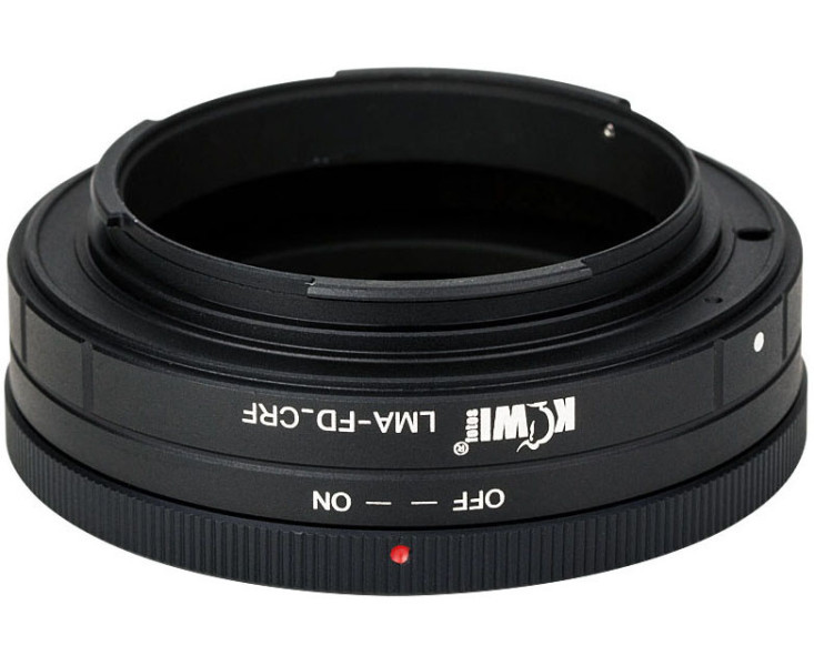 Kiwifotos LMA-FD_CRF Адаптер переходник для установки объективов FD mount на камеры системы Canon RF