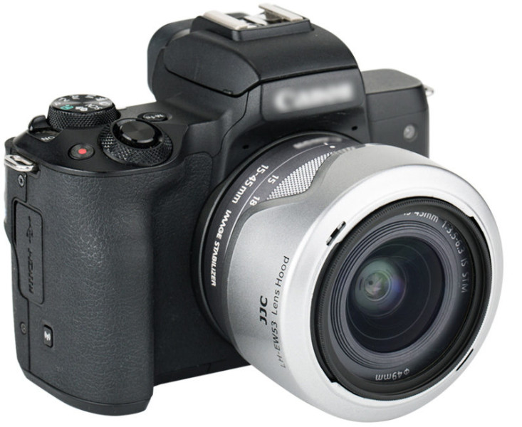 бленда для Canon EF-M 15-45mm f/3.5-6.3 IS STM серый цвет