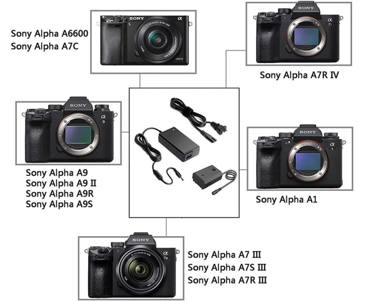 NP-FZ100 Sony с сетевым адаптером