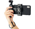 удобный держатель dji osmo и смартфона в руке