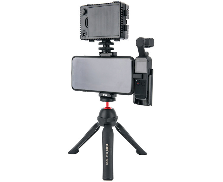 закрепить dji osmo в штатив со смартфоном