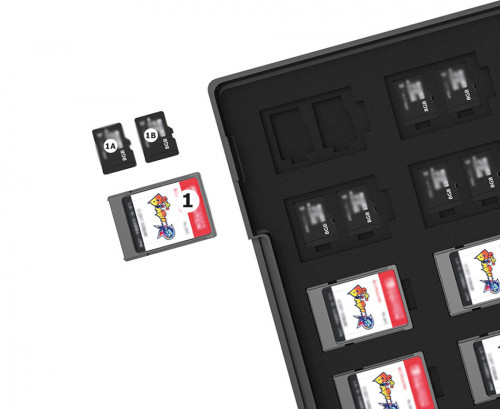 Футляр для хранения 36 шт Nintendo Switch Game Card и 72 шт microSD карт памяти