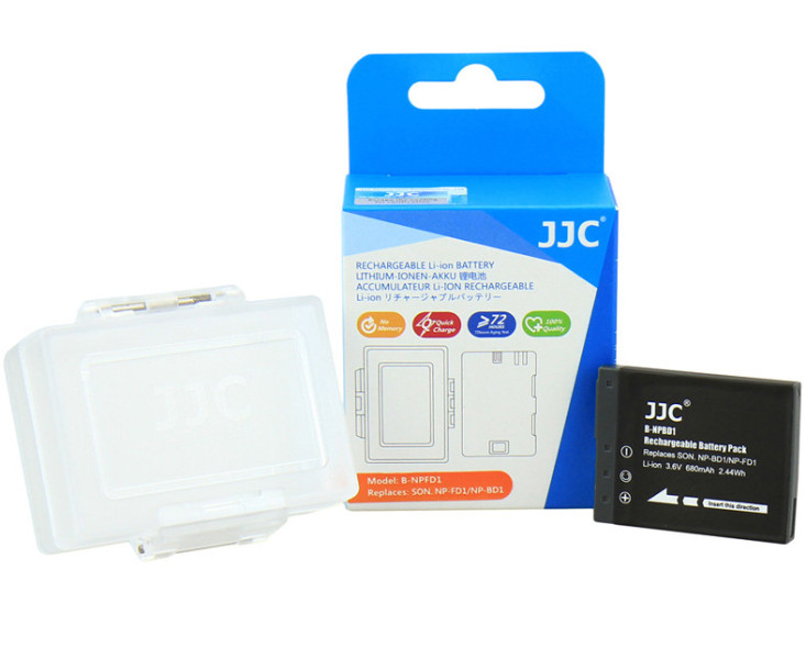 JJC B-NPBD1 аккумулятор для Sony DSC-G1, DSC-G3, DSC-H50, DSC-T2, DSC-T200, DSC-T2000, DSC-T300, DSC-T500, DSC-T70, DSC-T90, DSC-T900, DSC-TX1