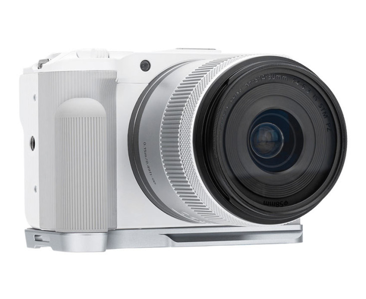 L-образная рукоятка для Canon EOS R50V серебристая