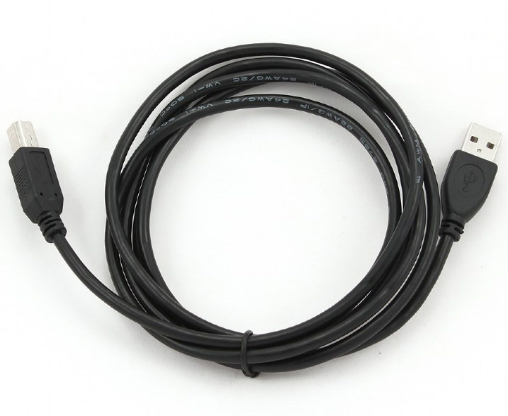 Кабель USB 2.0 тип A/B (1,8 м) Cablexpert CCP-USB2-AMBM-6 черный