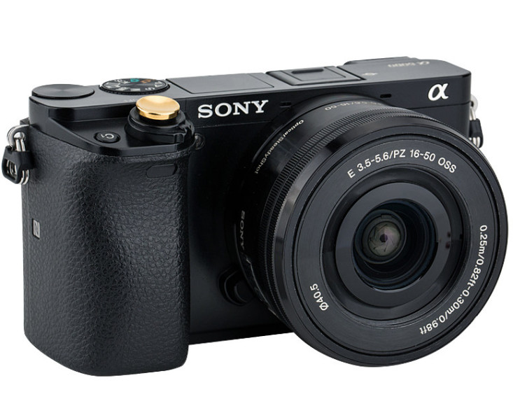 JJC SRB-NSCDGD Мягкая спусковая кнопка безрезьбовая темное золото цвет вогнутая