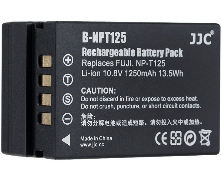 JJC B-NPT125 Аккумулятор Fujifilm NP-T125 1250mAh, 10.8V, 13.5Wh