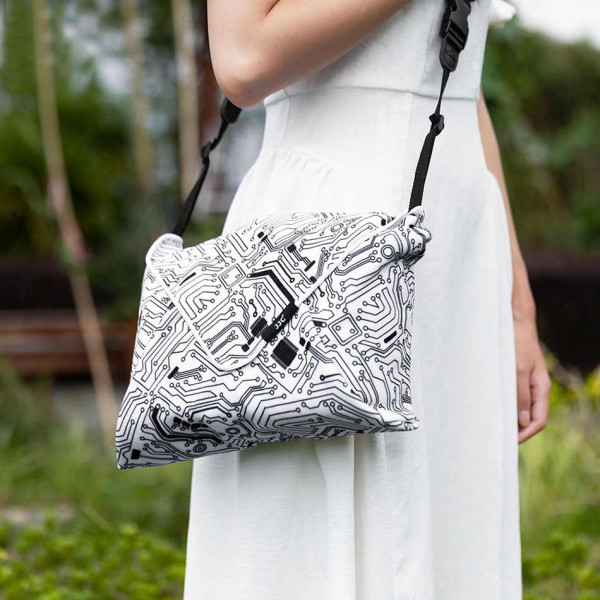 JJC SA-CBM Мягкий защитный чехол конверт для камеры, объектива, планшета, игровой консоли 35x35 см узор микросхема