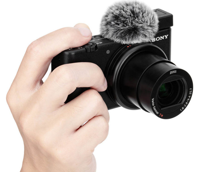для Sony ZV-1 ветрозащита встроенного микрофона чёрная