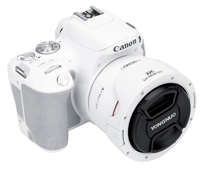 белая лепестковая бленда для объектива Yongnuo YN 50mm f/1.8II