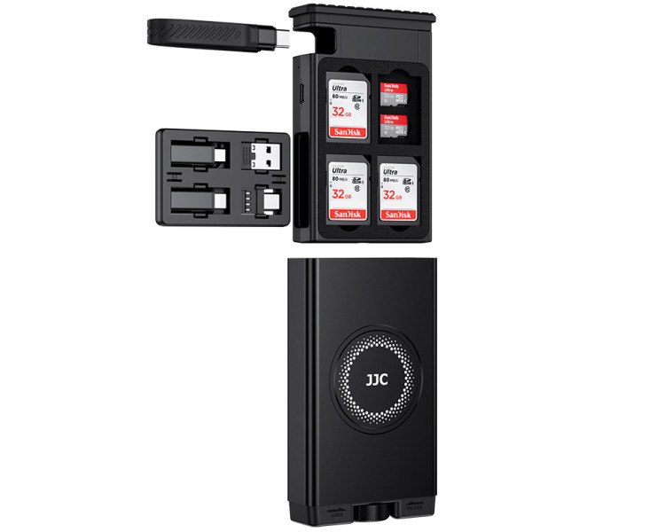 многофункциональная станция картридер чехол и органайзер в одном чёрная