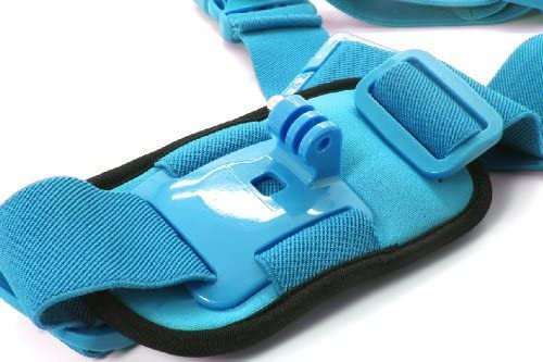 крепление на плечо для экшн камер, синее