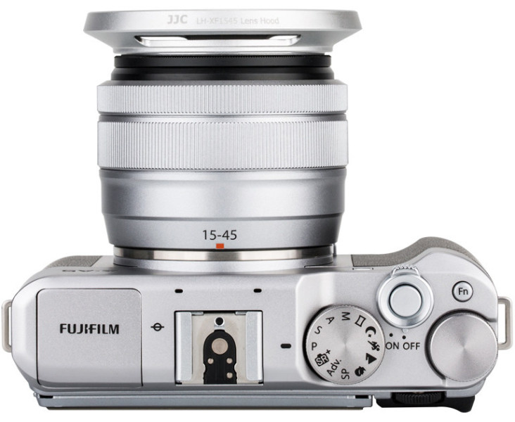 JJC LH-XF1545 SILVER серебристая бленда для объектива Fujifilm XC 15-45mm F3.5-5.6 OIS PZ
