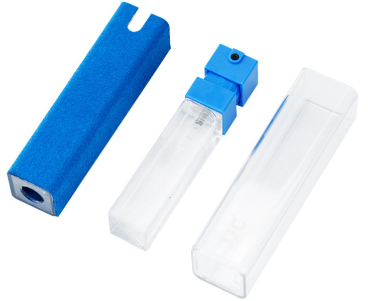 JJC JSS-01 BLUE Cпрей и микрофибра для очистки дисплея стильного синего цвета