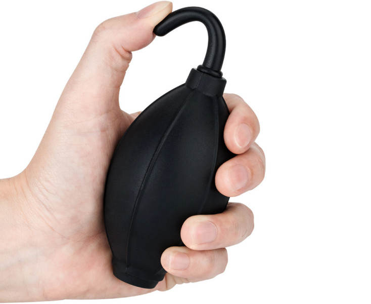 JJC CL-B12 BLACK Груша для чистки матрицы с мягким наконечником черная