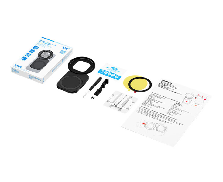 JJC MFS-III MagSafe система установки светофильтров 67 мм на iPhone 14, 15, 16, 17 Pro и Pro Max и iPhone Air