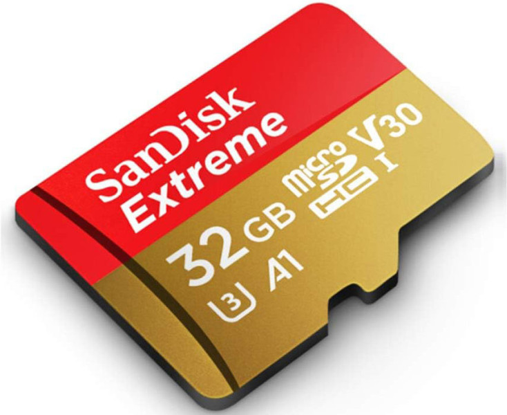 карта памяти 32 Гб microSD 100 мегабайт чтение 60 мегабайт запись