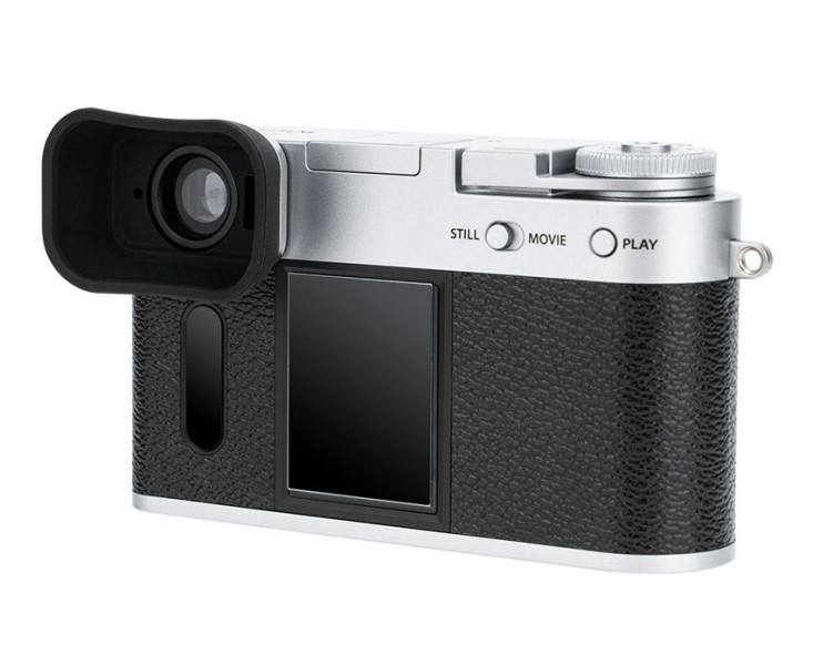 удлинённый наглазник для Fujifilm X Half серебристый