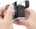 увеличенный наглазник для Fujifilm X Half серебристое крепление