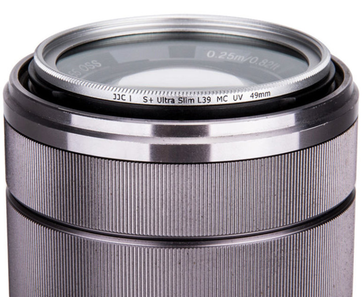 тонкий mc uv L39 фильтр 49 мм серебристый
