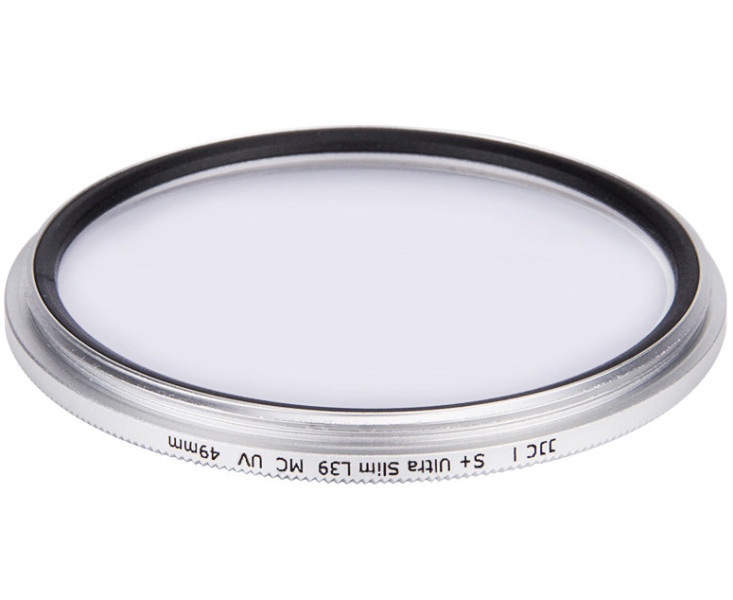 светофильтр ультрафиолетовый 49 мм L39 серебристый
