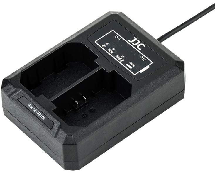 JJC DCH-NPFZ100 зарядное устройство на два Sony NP-FZ100 аккумулятора