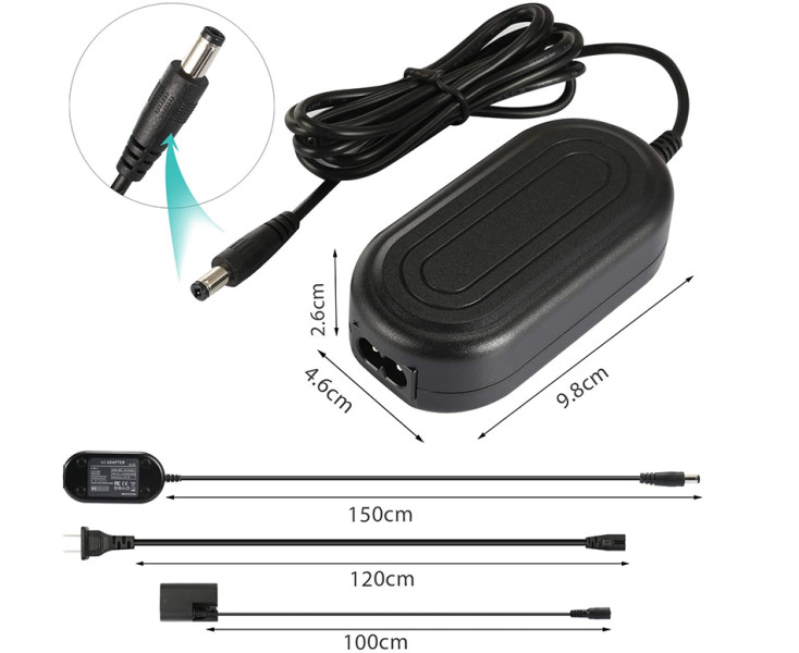 Canon ACK-E17 аналог для EOS M3, M5, M6, M6 Mark II в розетку