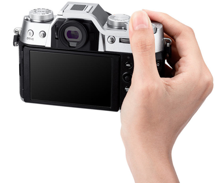 серебристый хват под палец для Fujifilm X-T50