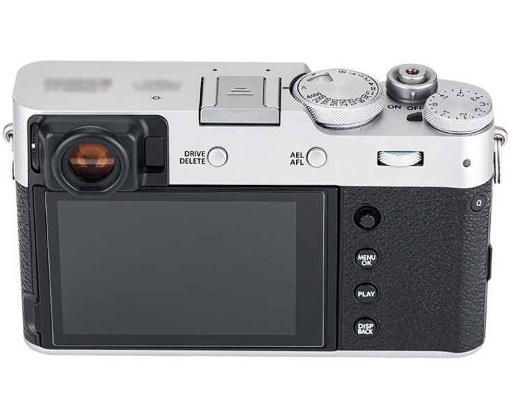 серебристая заглушка башмака Fujifilm X100V