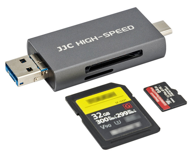 картридер Type-C 3.1 серый