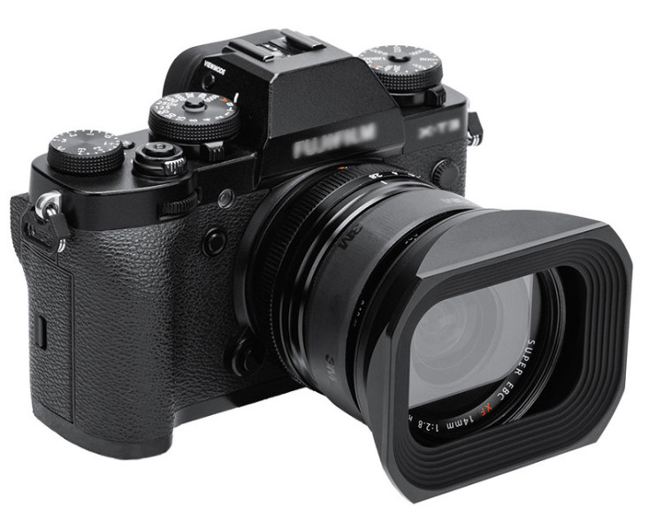 бленда для Fujifilm XF 14mm f/2.8 R с крышкой