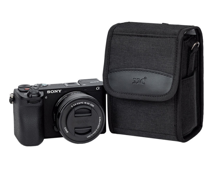 удобный чехол для беззеркальной камеры чёрный
