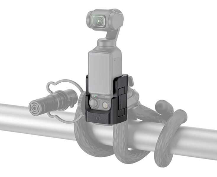 DJI Osmo Pocket 3 установить в крепление экшн камеры