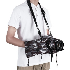 Дождевой чехол для беззеркальных фотокамер (серый хаки)