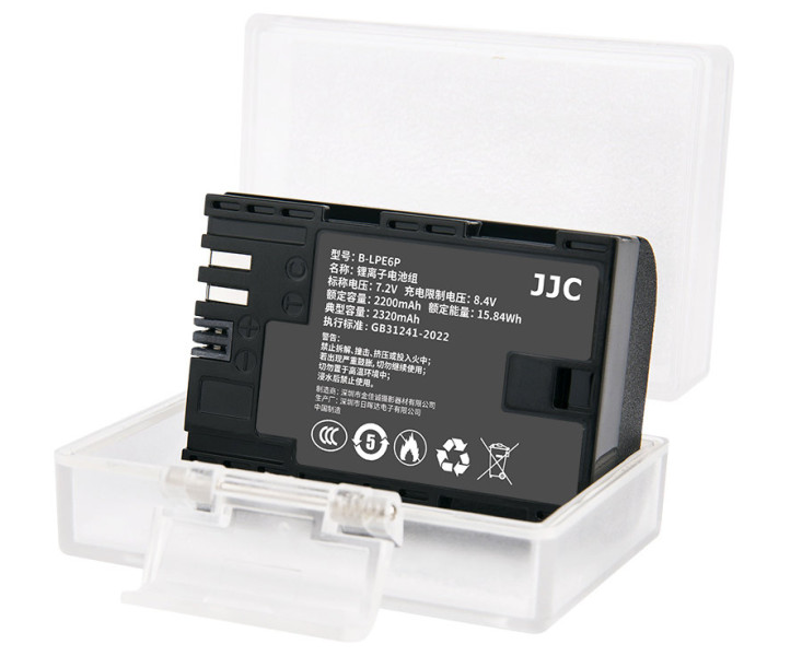 JJC B-LPE6P Аккумулятор для Canon EOS R5 Mark II аналог LP-E6P