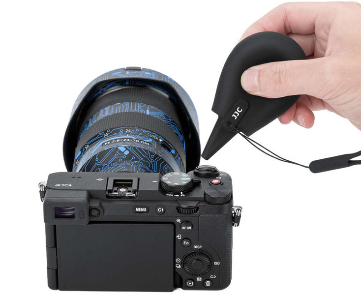 груша для удаления пыли с объектива чёрная