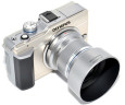 серебристая бленда для объектива Olympus M.Zuiko Digital 45mm f/1.8