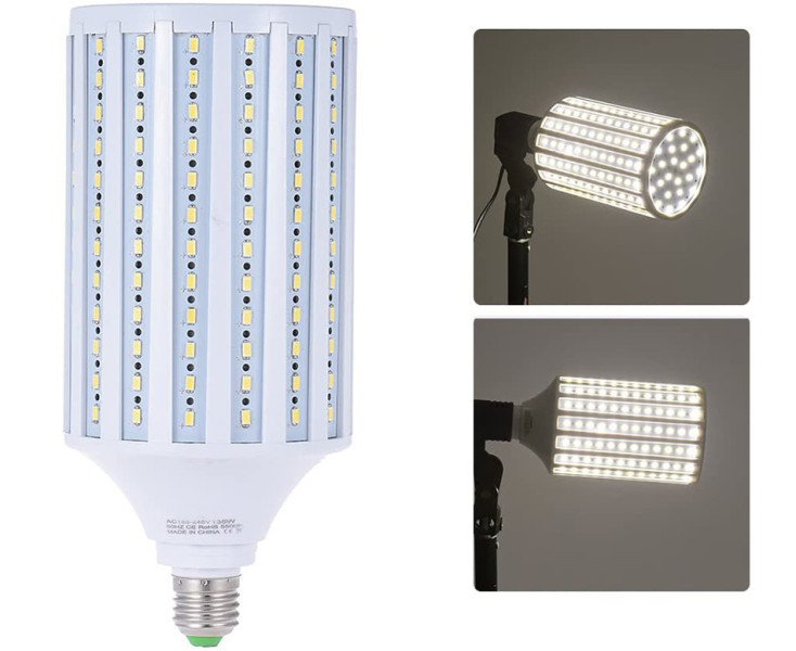 светодиодная лампа 135 Вт E27 для студийной фотографии