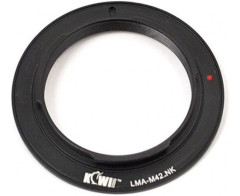 Адаптер переходник для установки объективов M42 на фотокамеры системы Nikon F