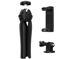 Мини штатив - рукоятка с шаровой головой и креплениями для смартфона и экшн камер