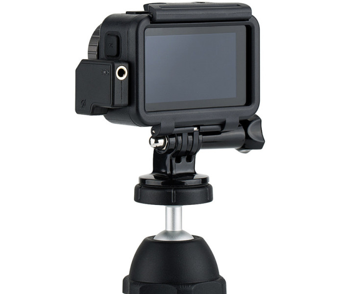 установить микрофон в DJI Osmo Action