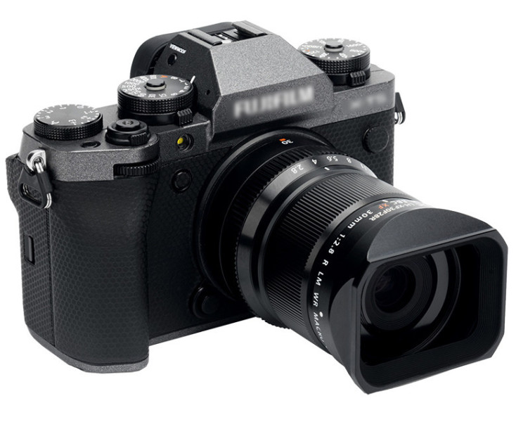 бленда для Fujifilm XF 30mm f/2.8 R LM WR Macro с крышкой защитной