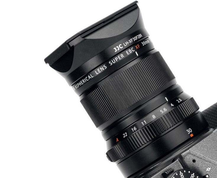 JJC LH-XF30F28R Бленда для объектива Fujifilm XF 30mm f/2.8 R LM WR Macro с передней защитной крышкой