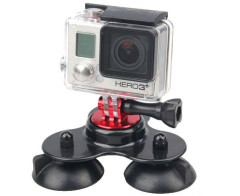 Тройная присоска для камер GoPro
