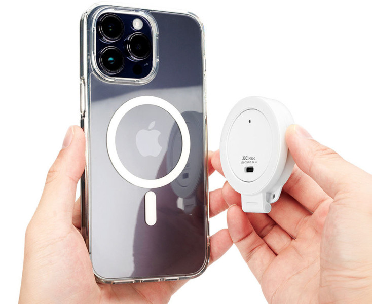 кольцевой magsafe свет для мобилографии белый цвет