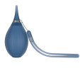 купить грушу воздушную для оптики с двумя клапанами прозрачный синий цвет