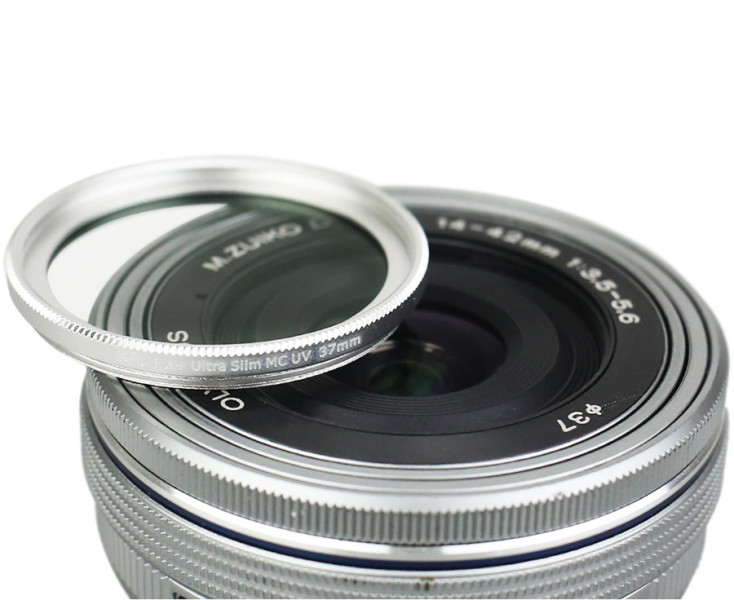 купить защитный светофильтр 37 мм серебристая оправа